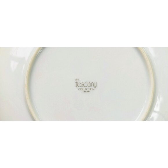 Set Of 4 The Tuscany Collection Cheese-Themed Ceramic Plates 6.5" Japan - Picture 2 of 2